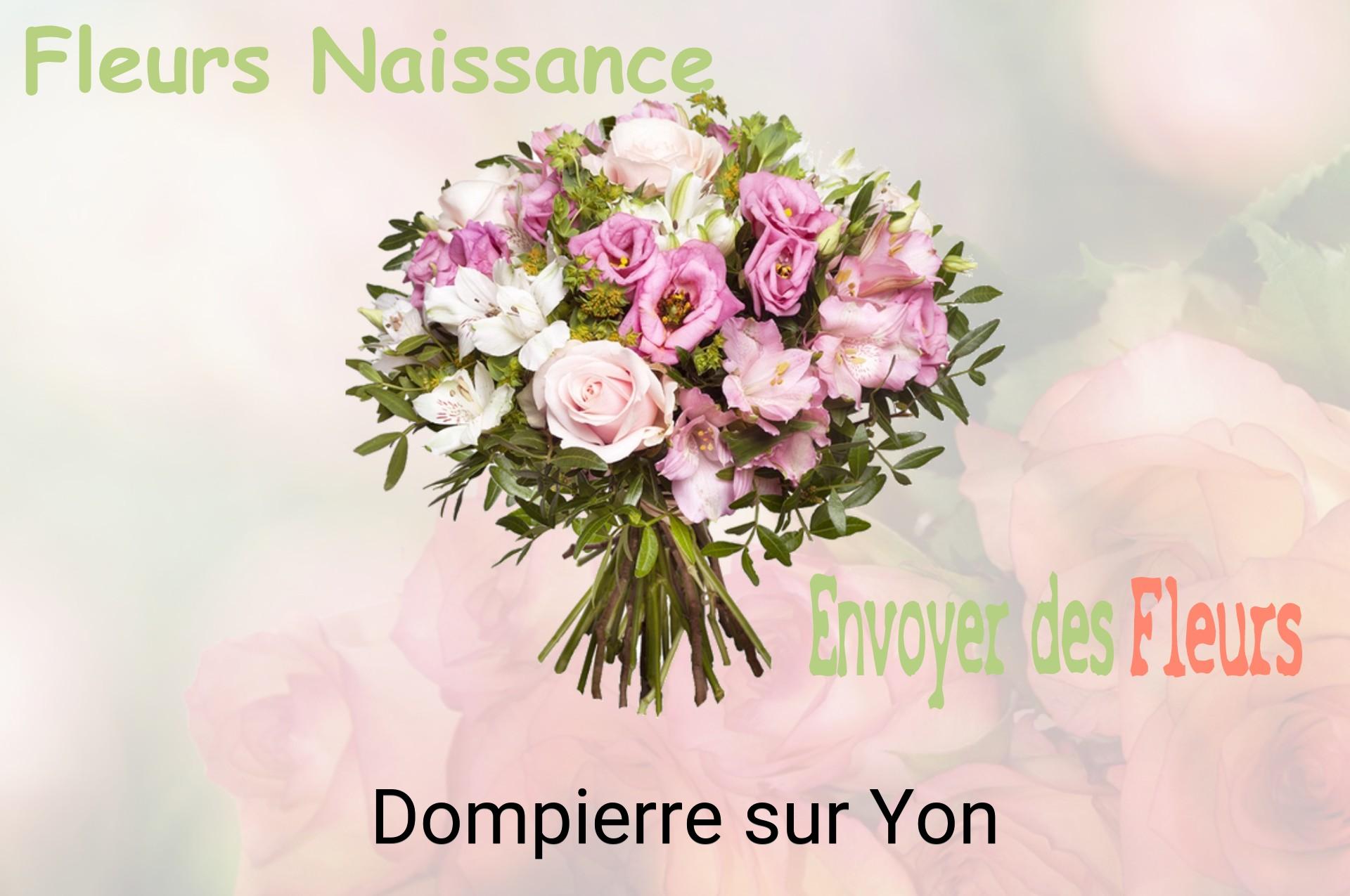 Bouquet de fleurs de naissance livré à Dompierre-sur-Yon