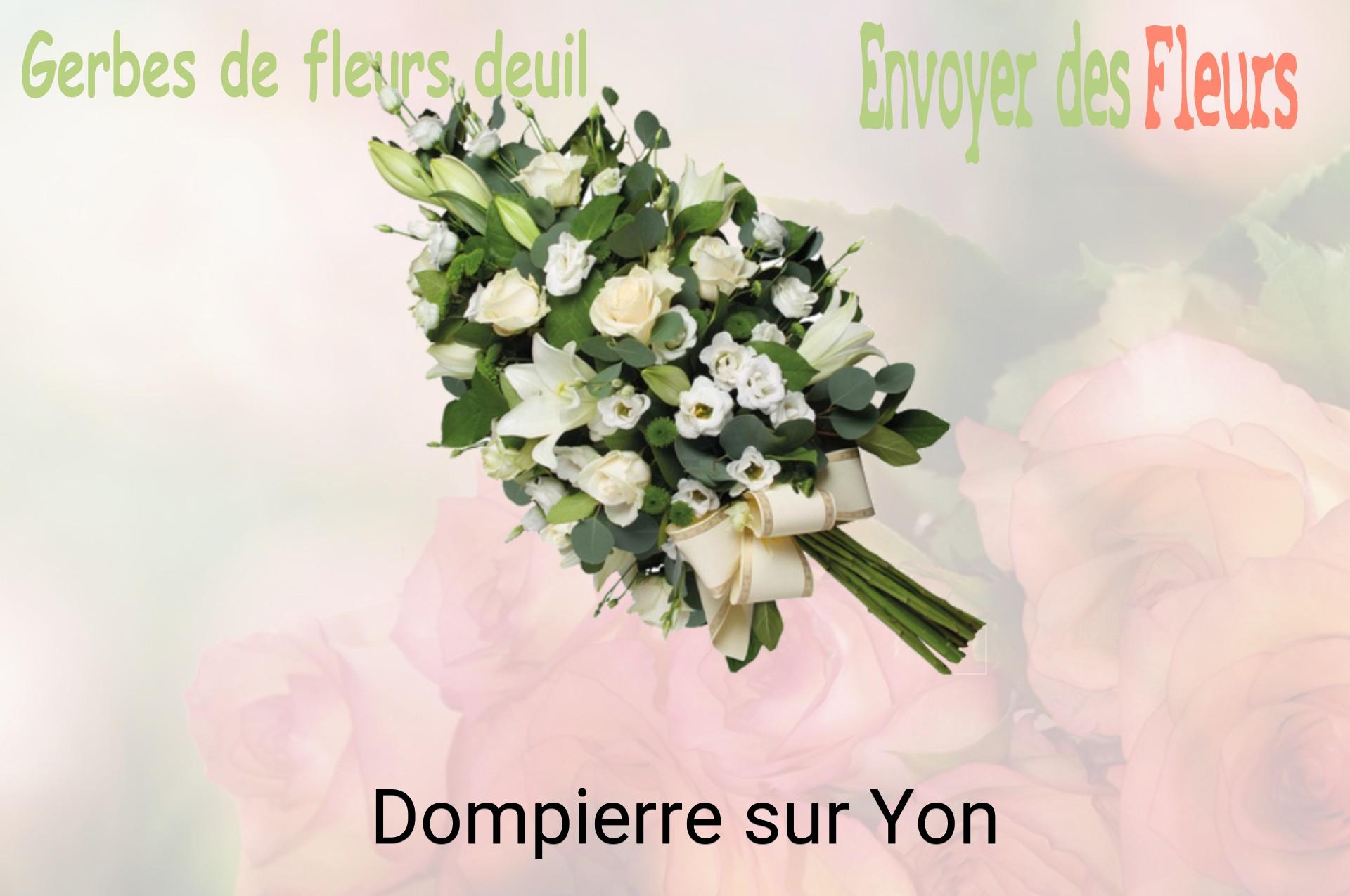 Gerbe de fleurs de deuil livrée à Dompierre-sur-Yon